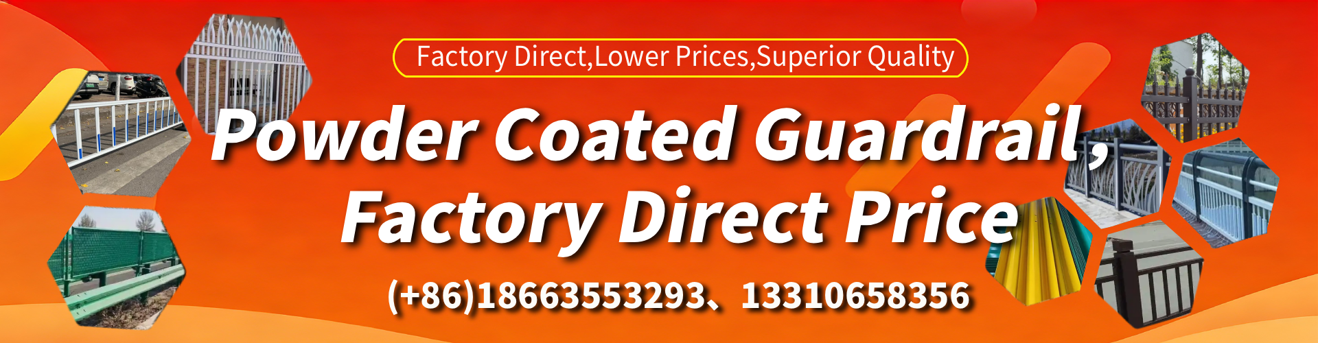 Quebec Powder Coated Guardrail, Powder Coated Guardrail Panel, Powder Coated Fence Manufacturer